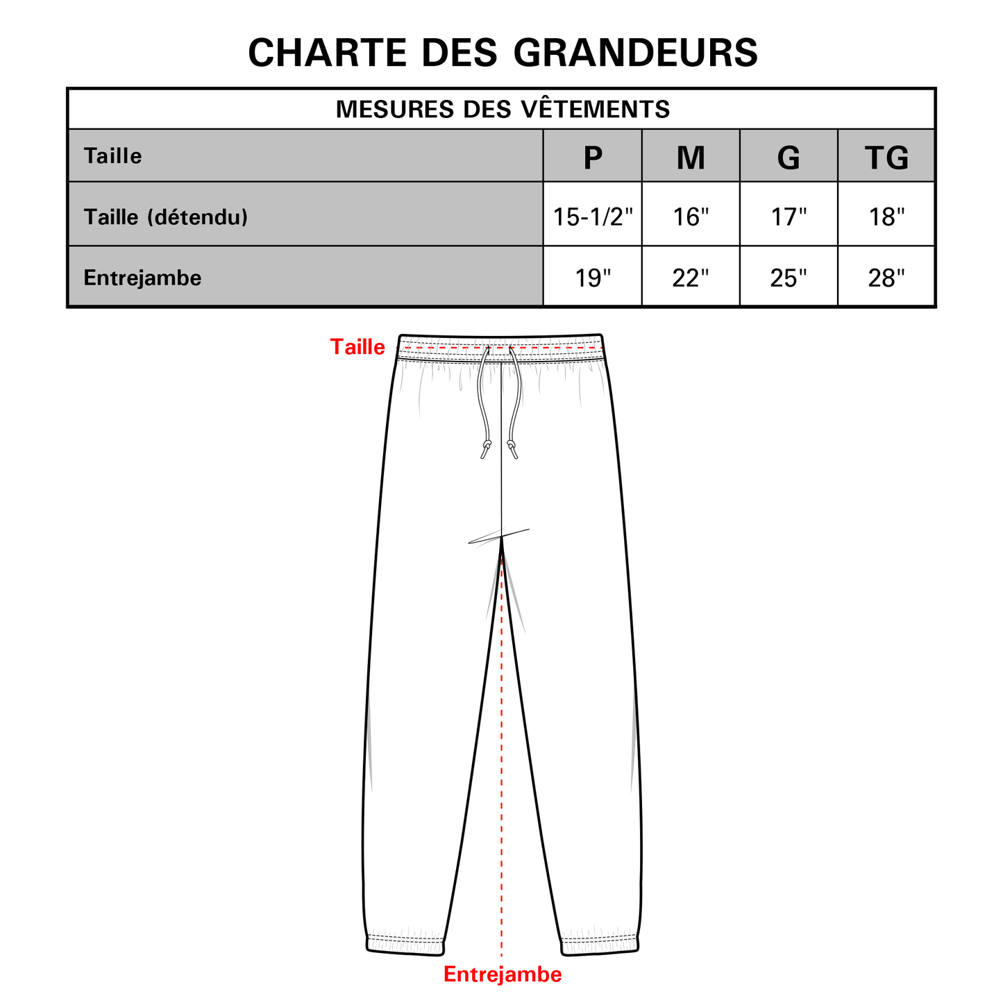PANTALON MOLLETONNÉ - JUNIOR UNISEXE