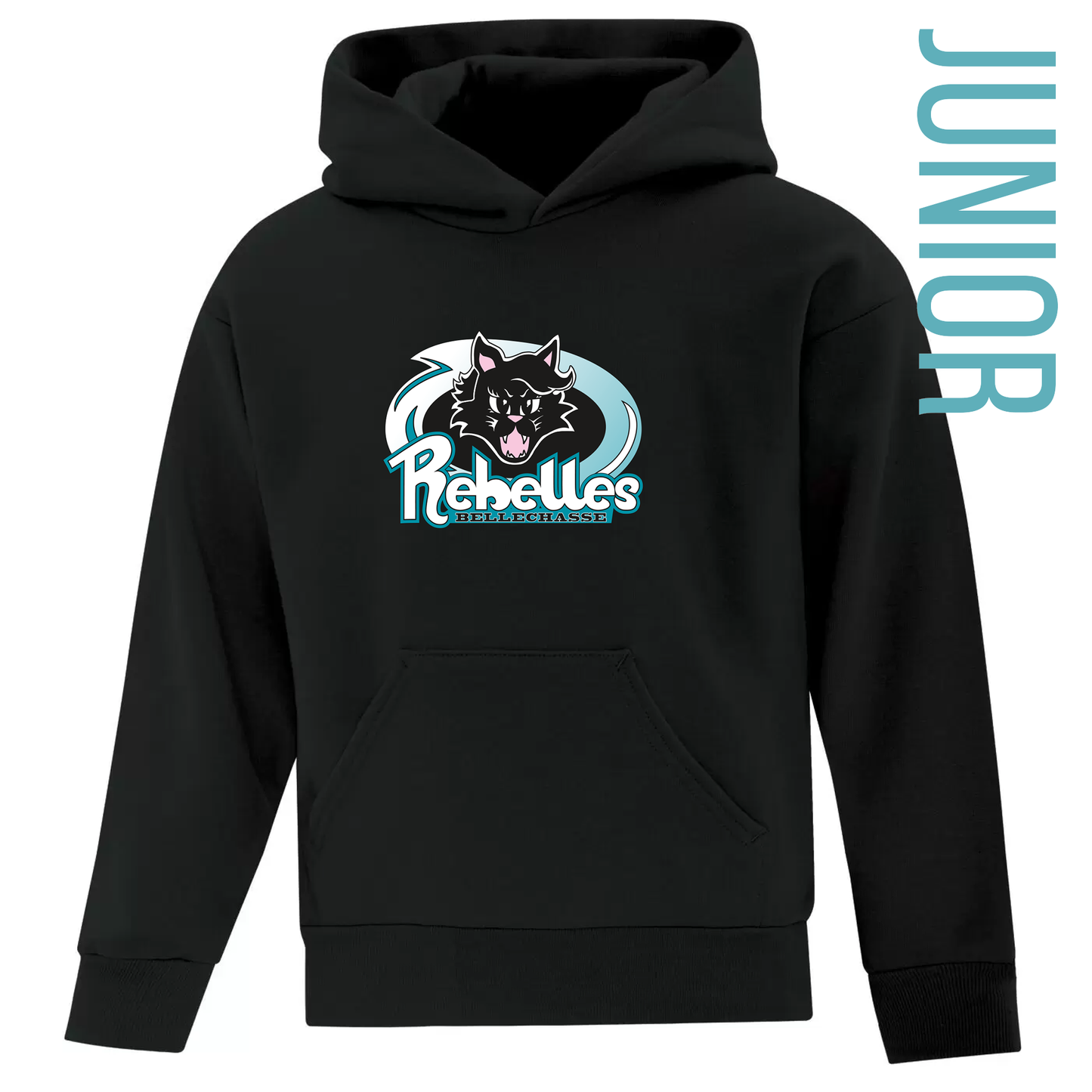 HOODIE POLY/COTON REBELLES - JUNIOR